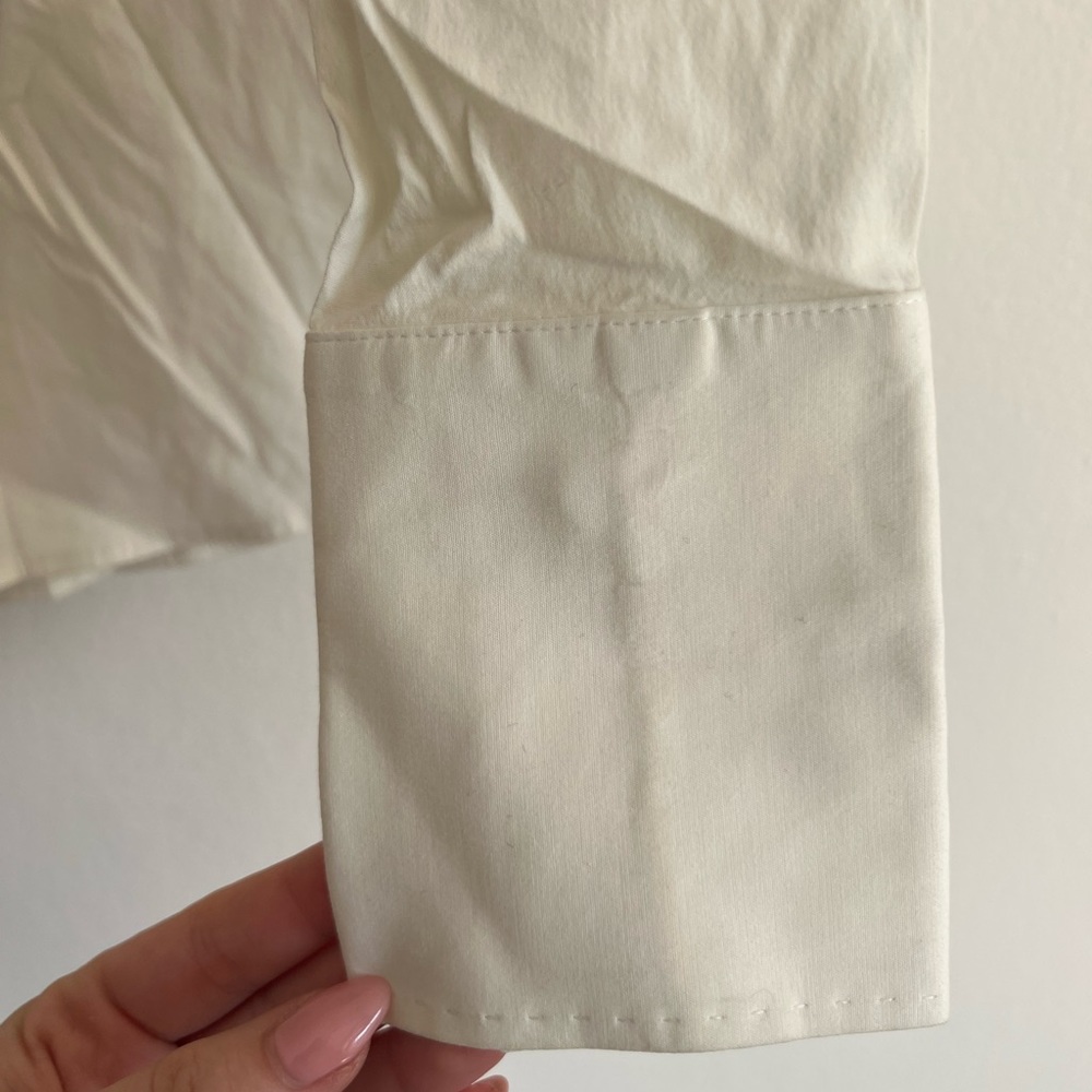 Vintage White Theory Button Down Size Medium - image 3